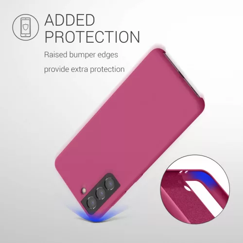 Husa Samsung Galaxy S21, Silicon, Roz, 54056.213
