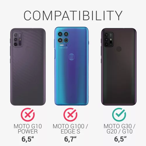 Husa Motorola Moto G30 / Moto G10, Piele ecologica, Multicolor, 54630.01