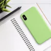 Husa Apple iPhone X / iPhone XS, Silicon, Verde, 49982.214