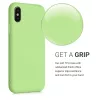 Husa Apple iPhone X / iPhone XS, Silicon, Verde, 49982.214
