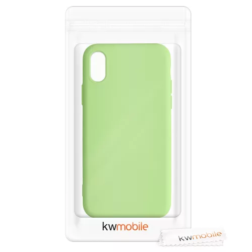 Husa Apple iPhone X / iPhone XS, Silicon, Verde, 49982.214