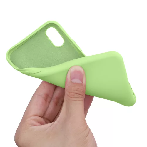 Husa Apple iPhone X / iPhone XS, Silicon, Verde, 49982.214