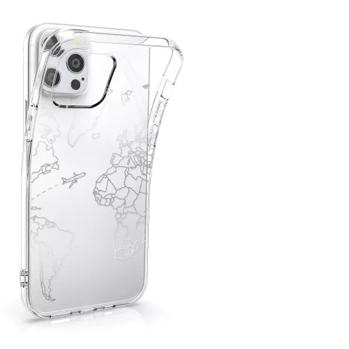 Husa Apple iPhone 12 / iPhone 12 Pro, Silicon, Silver, 53035.12