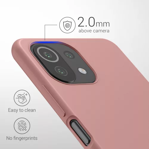 Husa Xiaomi Mi 11 Lite 5G, Silicon, Roz, 54730.193