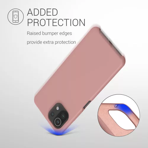 Husa Xiaomi Mi 11 Lite 5G, Silicon, Roz, 54730.193