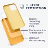 Husa iPhone 12 Pro Max, Silicon, Galben, 52644.217