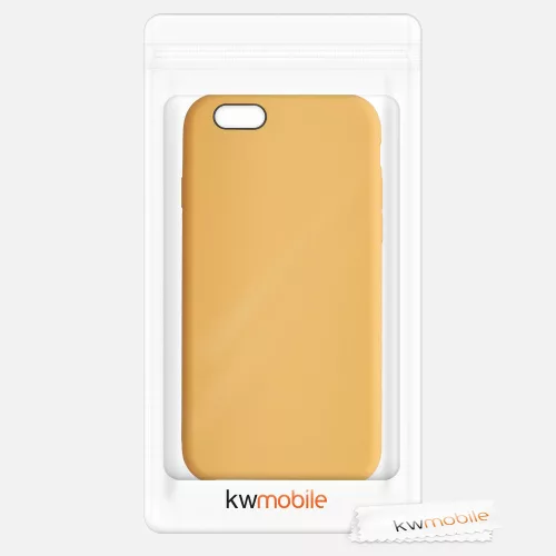 Husa Apple iPhone 6 / iPhone 6s, Silicon, Galben, 40223.217