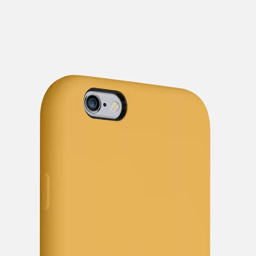 Husa Apple iPhone 6 / iPhone 6s, Silicon, Galben, 40223.217