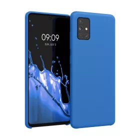 Husa Samsung Galaxy A51, Silicon, Albastru, 51197.189