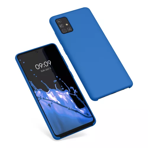 Husa Samsung Galaxy A51, Silicon, Albastru, 51197.189