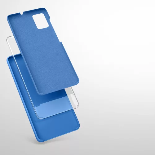 Husa Samsung Galaxy A51, Silicon, Albastru, 51197.189