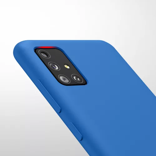 Husa Samsung Galaxy A51, Silicon, Albastru, 51197.189