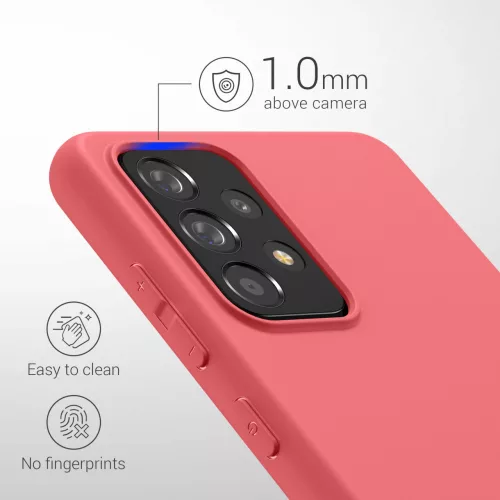 Husa Samsung Galaxy A52 / Galaxy A52 5G / Galaxy A52s 5G, Silicon, Roz, 54346.219