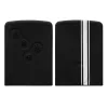 Husa Cheie Auto pentru Renault - 4 Butoane - Keyless Go, kwmobile, Silicon, Negru / Alb, 54808.02
