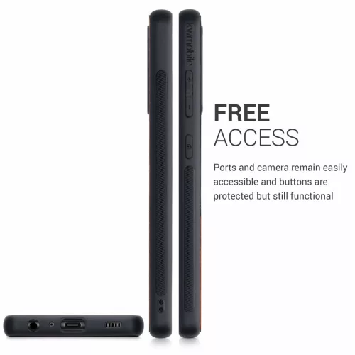 Husa Samsung Galaxy A52 / Galaxy A52 5G / Galaxy A52s 5G, Lemn, Maro, 54954.01