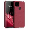 Husa Google Pixel 5a, Textil, Rosu, 54994.76