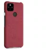 Husa Google Pixel 5a, Textil, Rosu, 54994.76