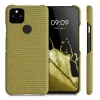Husa Google Pixel 5a, Textil, Galben, 54994.06