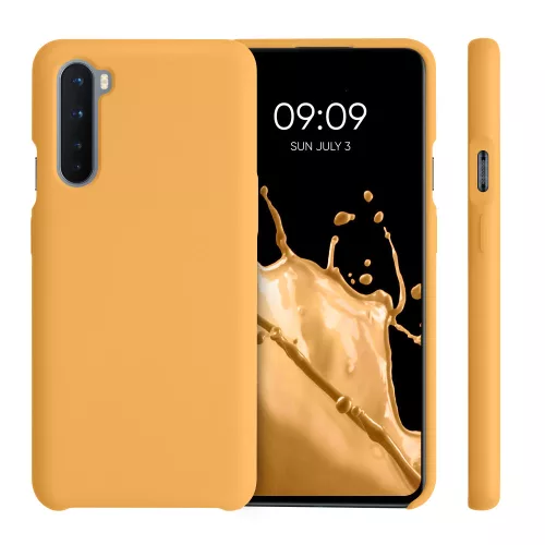 Husa OnePlus Nord, Silicon, Galben, 51871.217