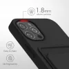 Husa iPhone 12 / iPhone 12 Pro, Silicon, Negru, 55112.01