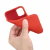 Husa iPhone 11, Silicon, Rosu, 50791.218