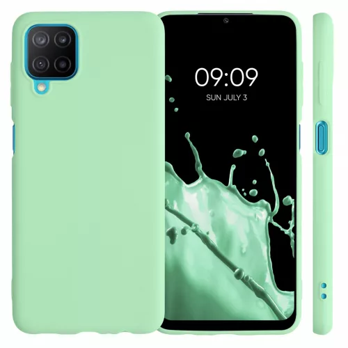 Husa Samsung Galaxy M12, Silicon, Verde, 55077.50
