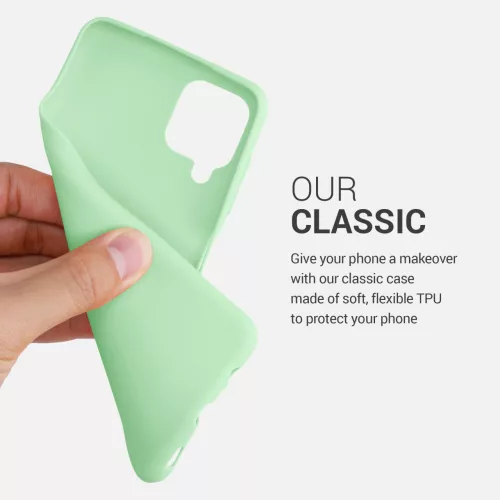 Husa Samsung Galaxy M12, Silicon, Verde, 55077.50