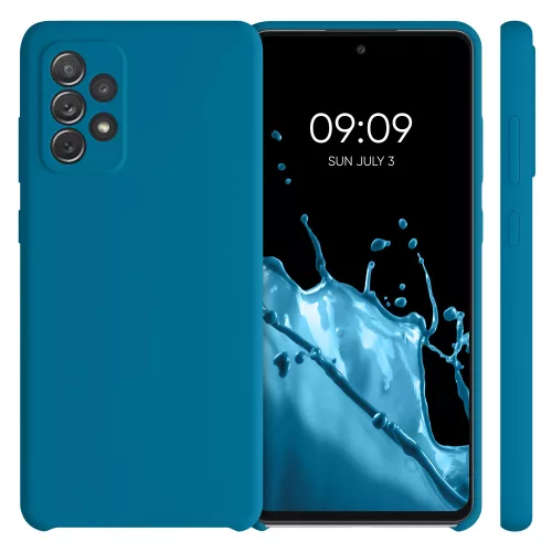 Husa Samsung Galaxy A72, Silicon, Albastru, 54359.224