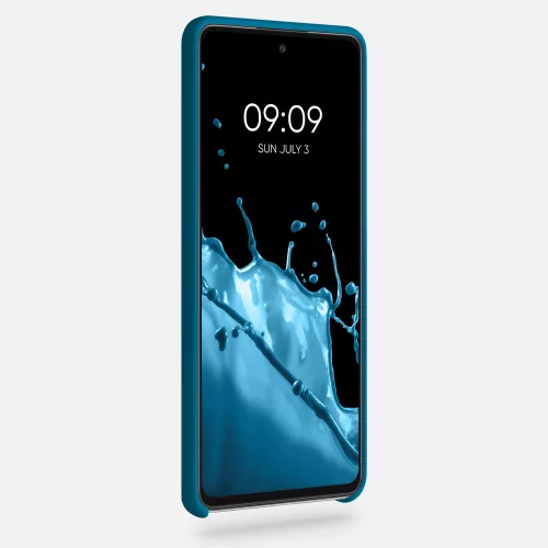 Husa Samsung Galaxy A72, Silicon, Albastru, 54359.224