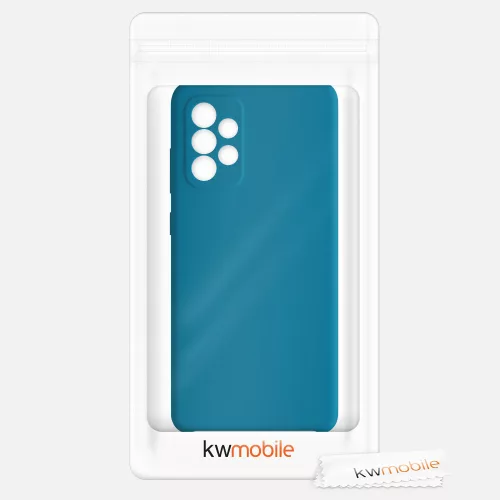 Husa Samsung Galaxy A72, Silicon, Albastru, 54359.224