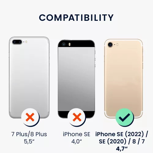 Husa iPhone 8 / iPhone 7 / iPhone SE 2, Silicon, Albastru, 49979.224