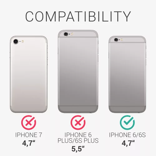 Husa iPhone 6 / iPhone 6s, Silicon, Albastru, 40223.223