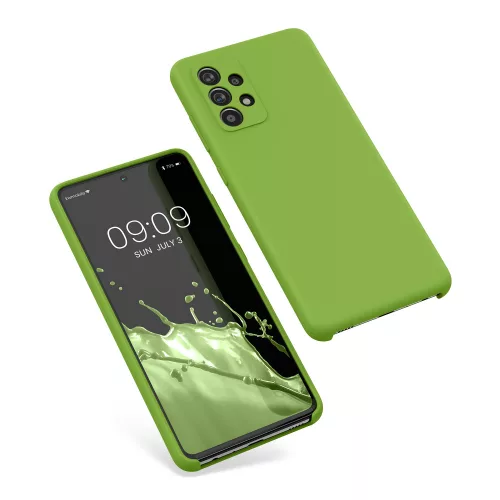 Husa Samsung Galaxy A52 / Galaxy A52 5G / Galaxy A52s 5G, Silicon, Verde, 54347.220