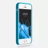 Husa iPhone 5 / iPhone 5s / iPhone SE, Silicon, Albastru, 42766.224