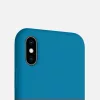 Husa iPhone X / iPhone XS, Silicon, Albastru, 46313.224
