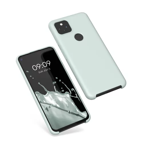 Husa Google Pixel 5a, Silicon, Verde, 55207.200