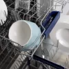 Bol inclinat din ceramica pentru animale de companie Navaris, Albastru, 55230.04