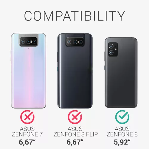 Husa Asus Zenfone 8, Silicon, Transparent, 55258.03