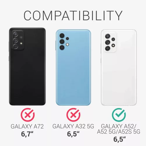 Husa Samsung Galaxy A52 / Galaxy A52 5G / Galaxy A52s 5G, Silicon, Gri, 55252.01