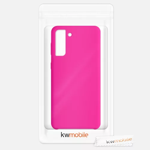 Husa Samsung Galaxy S21 Plus, Silicon, Roz, 54066.77