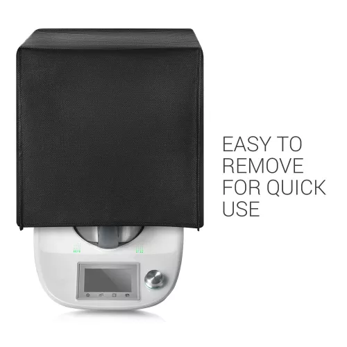 Husa de protectie pentru Thermomix TM6/TM5, Kwmobile, Negru, Plastic, 53910.01