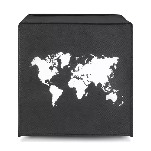 Husa de protectie pentru Thermomix TM6/TM5, Kwmobile, Negru/Alb, Plastic, 55449.01