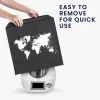 Husa de protectie pentru Thermomix TM6/TM5, Kwmobile, Negru/Alb, Plastic, 55449.01