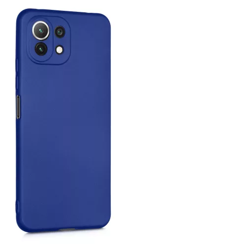 Husa Xiaomi Mi 11 Lite 5G, Silicon, Albastru, 54727.64