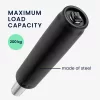 Cilindru cu gaz pentru scaun de birou 260-380 mm, Kwmobile, Negru, Otel, 55609.01