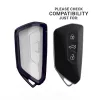 Husa Cheie Auto pentru VW / Skoda / Seat - 3 Butoane, kwmobile, Silicon, Multicolor, 55672.01