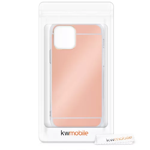 Husa iPhone 12 / iPhone 12 Pro, Silicon, Rose Gold, 55688.41