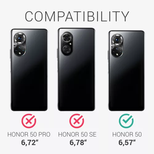 Husa Honor 50, Silicon, Transparent, 55722.03