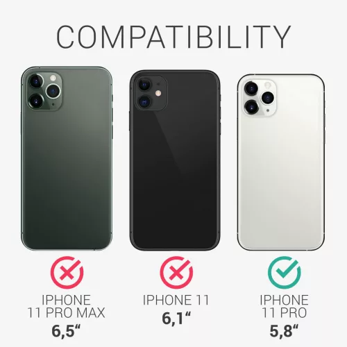 Husa iPhone 11 Pro, Silicon, Mov, 55765.108