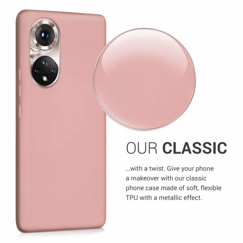 Husa Honor 50 Pro, Silicon, Roz, 55786.31